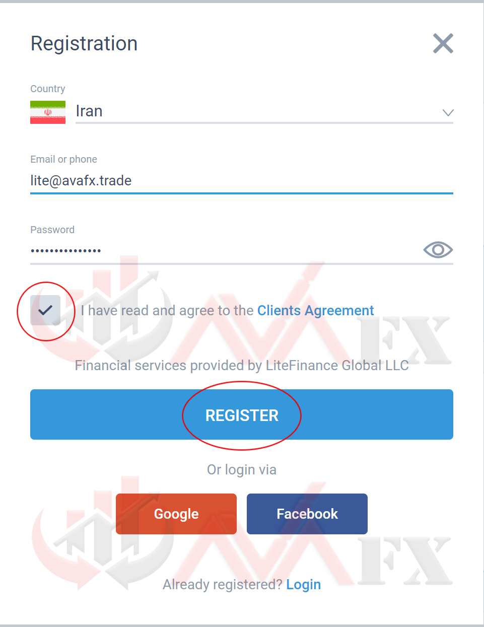 ثبت نام در بروکر فارکس