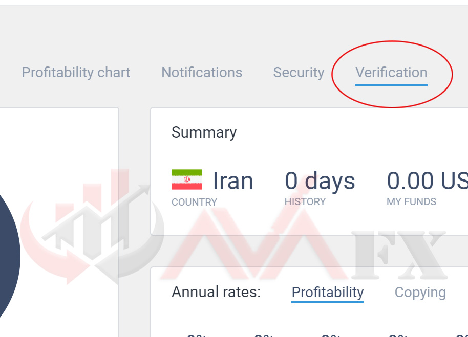 وریفای حساب لایت فارکس